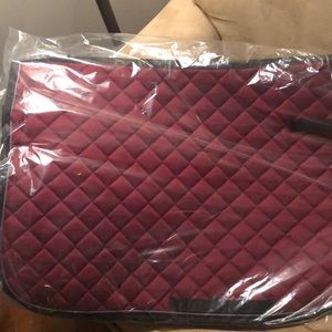 NEW Dover All Purpose maroon saddle pad